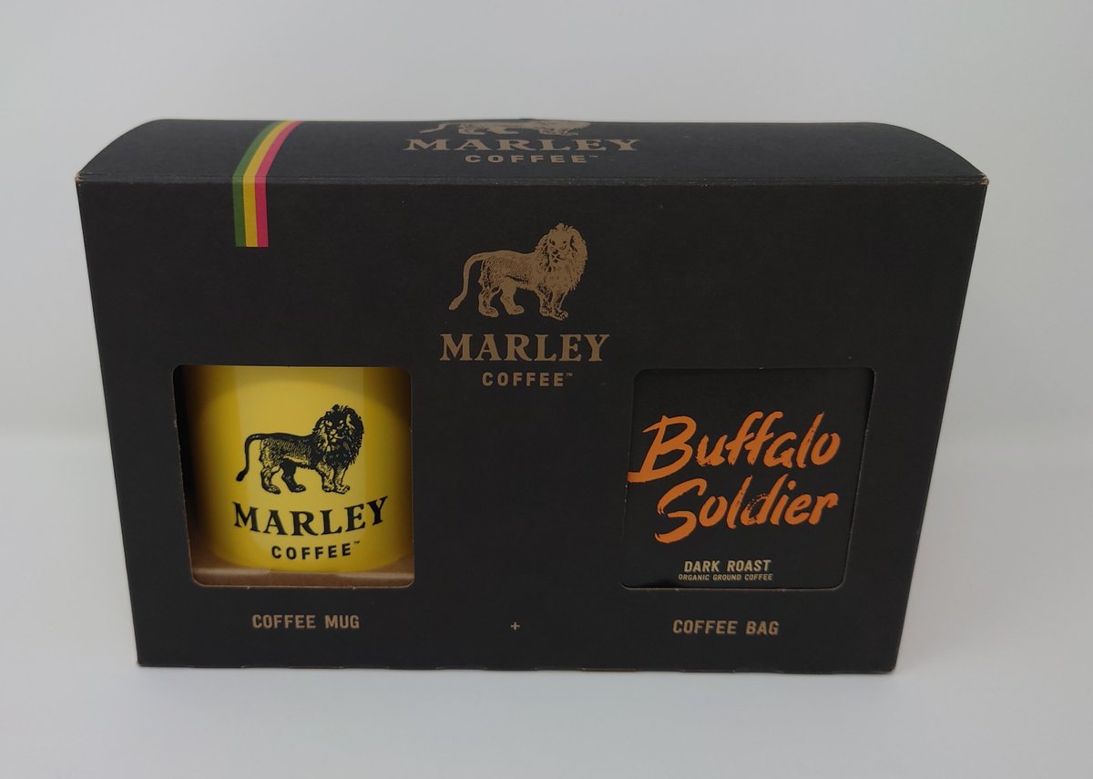 The New Marley Coffee Gift Box Range For Christmas 

A bag of 227g Marley Coffee + a quality collectible Marley Coffee mug in a Marley branded gift box available at £19.99

#BuffaloSoldier #OneLove #MistyMorning
#Ground #Wholebean
#Marleycoffee
#Neroitalia