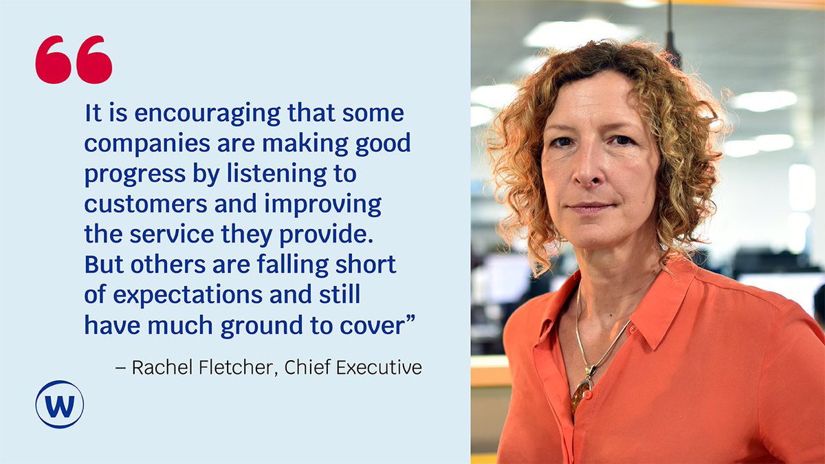 Ofwat's tweet image. Following today’s publication of our service delivery report 2019-20, @OfwatChiefExec comments on the findings that some companies are making good progress, but others are falling short of expectations orlo.uk/YkmzF