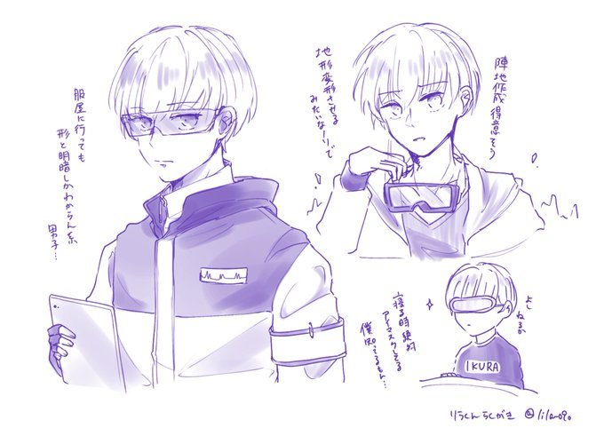 さゆの作るキャラ描いててほんと楽しい。そんならくがき。私服捏造した? 