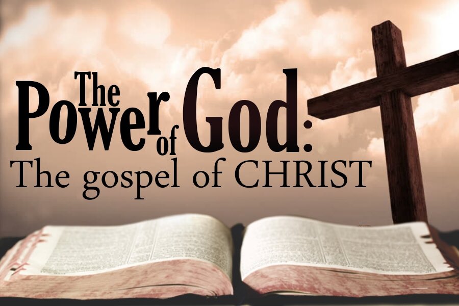 THE GOSPEL OF CHRISTIt is the power of God unto salvation to every one that believeth.God's word to Christians is peace and blessing, and to those who live in iniquity is judgment and condemnation.The Holy Spirit works in us through the word of God.