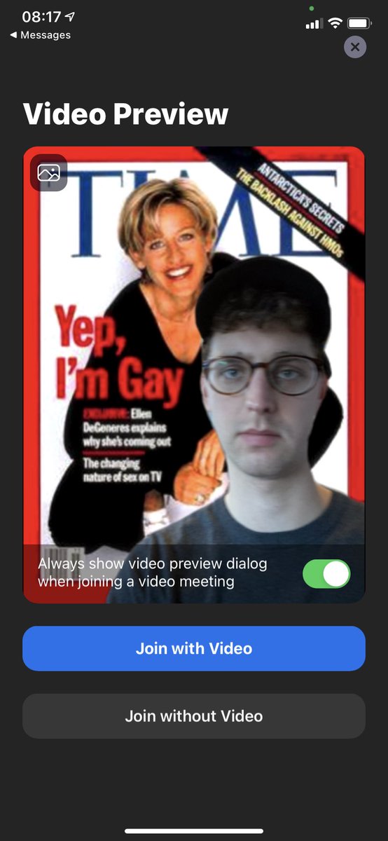 scarbeke's tweet photo. Joining work zoom calls like https://t.co/tvEsICRwNm