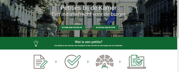 DeKamerBE's tweet photo. Online een petitie indienen, 25 000 handtekeningen inzamelen – verdeeld over de drie gewesten - en vervolgens het woord voeren in de bevoegde commissie @DeKamerBE. Vanaf nu kan het! Het nieuwe petitieplatform werd ontwikkeld samen met @fodspfbosa > https://t.co/ylGoLpQhNM https://t.co/drAe1B7843