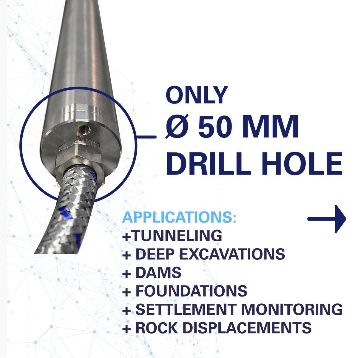 LSisgeo's tweet image. 🎀 Sisgeo Advent Calendar day 2🎄

MEXID #extensometer, are miniaturized multi-point rod extensometers, used to monitor  #displacements of measuring points deeply positioned in grounds or rocks, with reference to the instruments head.

#sisgeo #adventcalendar #advent #christmas