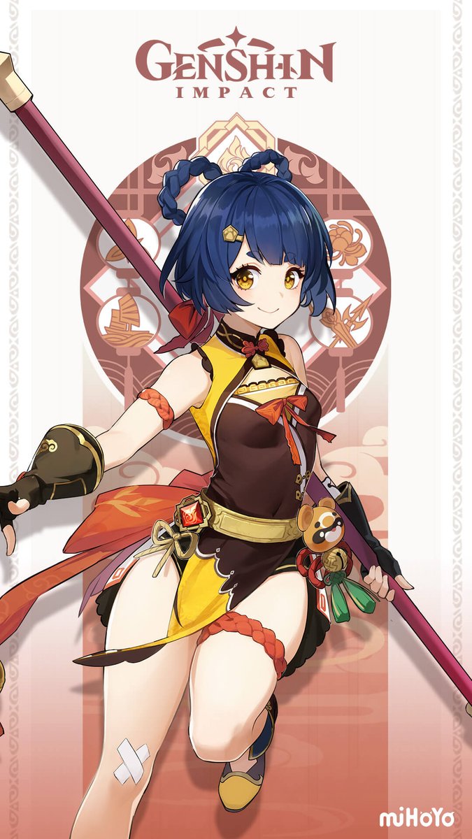 5. Xiangling as YeojinA bright personality who likes to eat and adventure? Yeojin and Xiangling are twins me thinks.