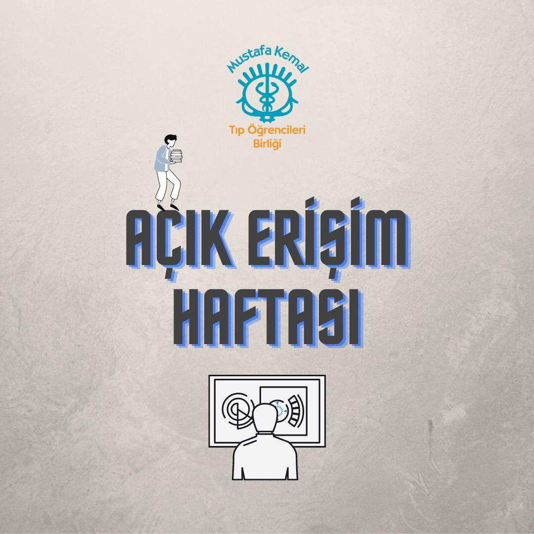 mustafakemaltob's tweet photo. Değerli Türk Tıp Öğrencileri Birliği Gönüllüleri,

Uluslararası Açık Erişim Haftası bu yıl 19-25 Ekim tarihleri arasında “Yapısal Eşitlik ve Kapsayıcılık İnşa Etmek Amacıyla Açık Erişim” teması ile tüm dünyada kutlanıyor. https://t.co/eNyVKEJH8l