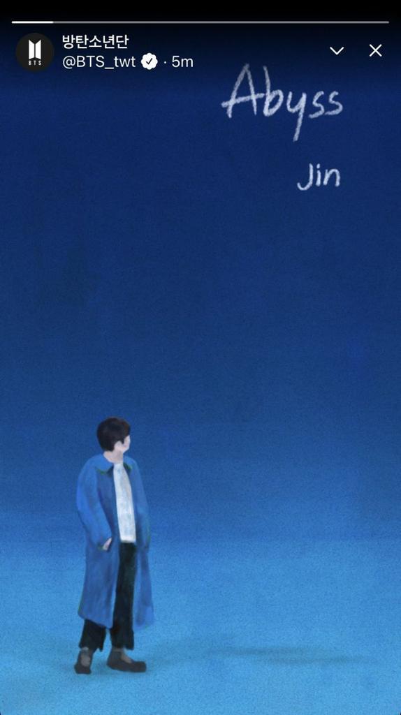 havefunforday's tweet photo. enak banget suara seokjin lembut sampe ke hati🥺🥺 
2jam menuju ultah Kim Seokjin 🥺🖤
#Abyss https://t.co/yLH1d4HfGl