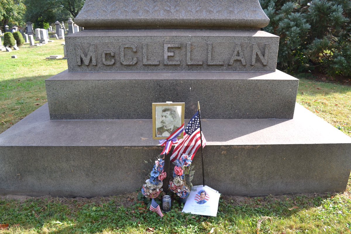 After the war, McClellan returned to the railroad industry, and was elected Governor of New Jersey in 1877. He served a single term, then spent his time traveling and writing his memoirs until his unexpected death in October 1885 from a heart attack.