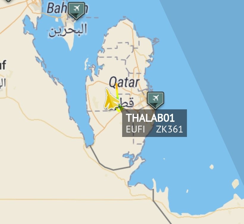 is_keelu's tweet photo. #RAF
Eurofighter Typhoon FGR4
Over #Qatar
#THALAB01 #ZK361 https://t.co/JAj2mxnTAz