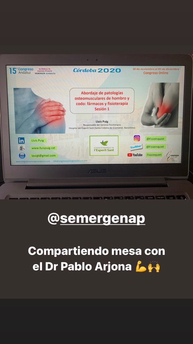 Fisioinquiet's tweet photo. Hoy nuevo taller de Hombro y codo en ⁦@SEMERGENAndaluz⁩ con    ⁦@pablosky6⁩ 💪💪 https://t.co/syJRL5MyL9