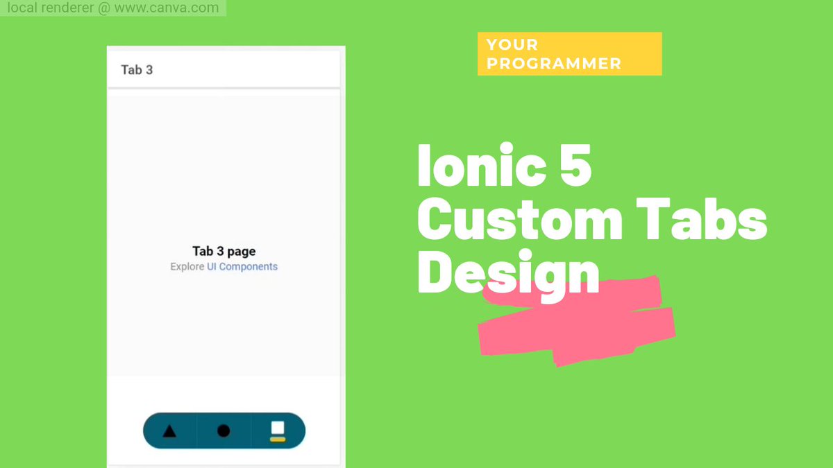 EarningGuru10's tweet photo. Ionic 5 Tabs Design

YouTube Video:- https://t.co/XlQzYLieAg

Like, Subscribe and Share. 

#ionic #mobileappdevelopment #bigdata #mobileapps #freelancing #webdevelopment #websitedevelopment #ionic5 #MobileAppDevelopment #design #behance #dribble https://t.co/M6n2OtWpol