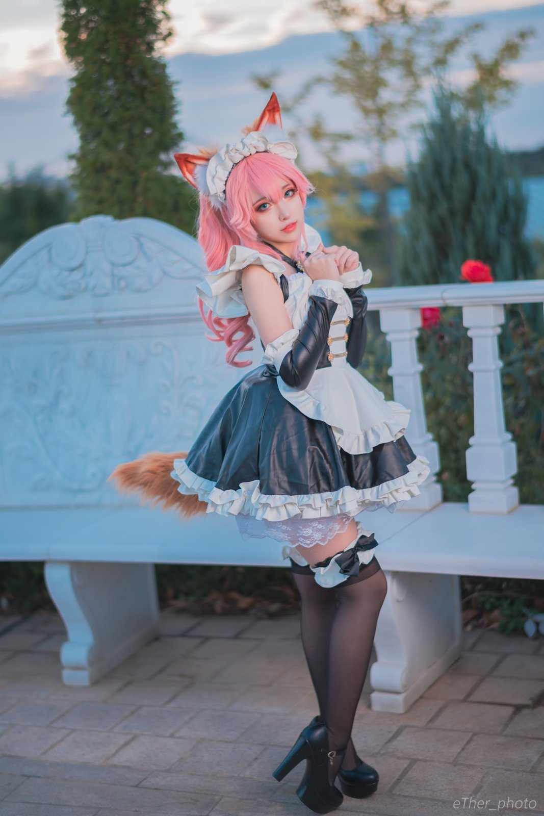 画像,【 Fate/Extella 타마모 메이드VER 】테일 메이드 스트라이크 🌼(テイルメイド・ストライク)이렇게 당신과 함께 지내기위해타마모, 노력할거…