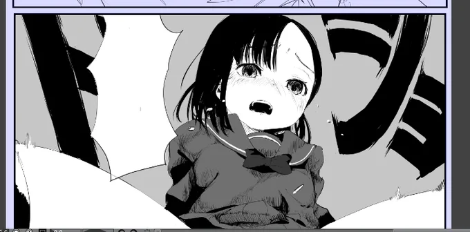 デカ擬音とちくちく吹き出し入れたら少年漫画みたいなって楽しい 