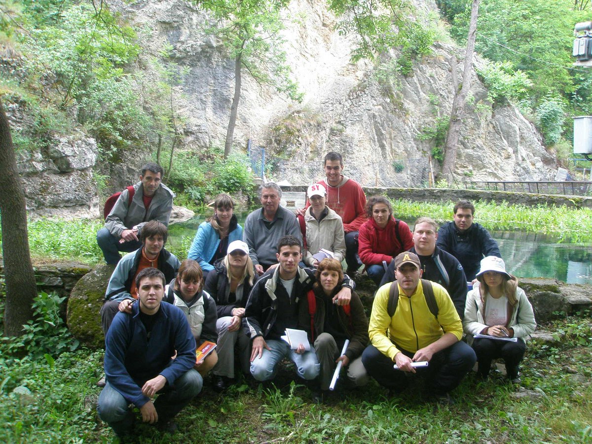 Day 3  #ScienceAdventCalendar I've completed BSc/MSc in Geological Engineering with a concentration in Hydrogeology at the University of Belgrade (Faculty of Mining and Geology). I've spent fantastic 5 years there. The photo was taken during hydrogeological mapping field trip.