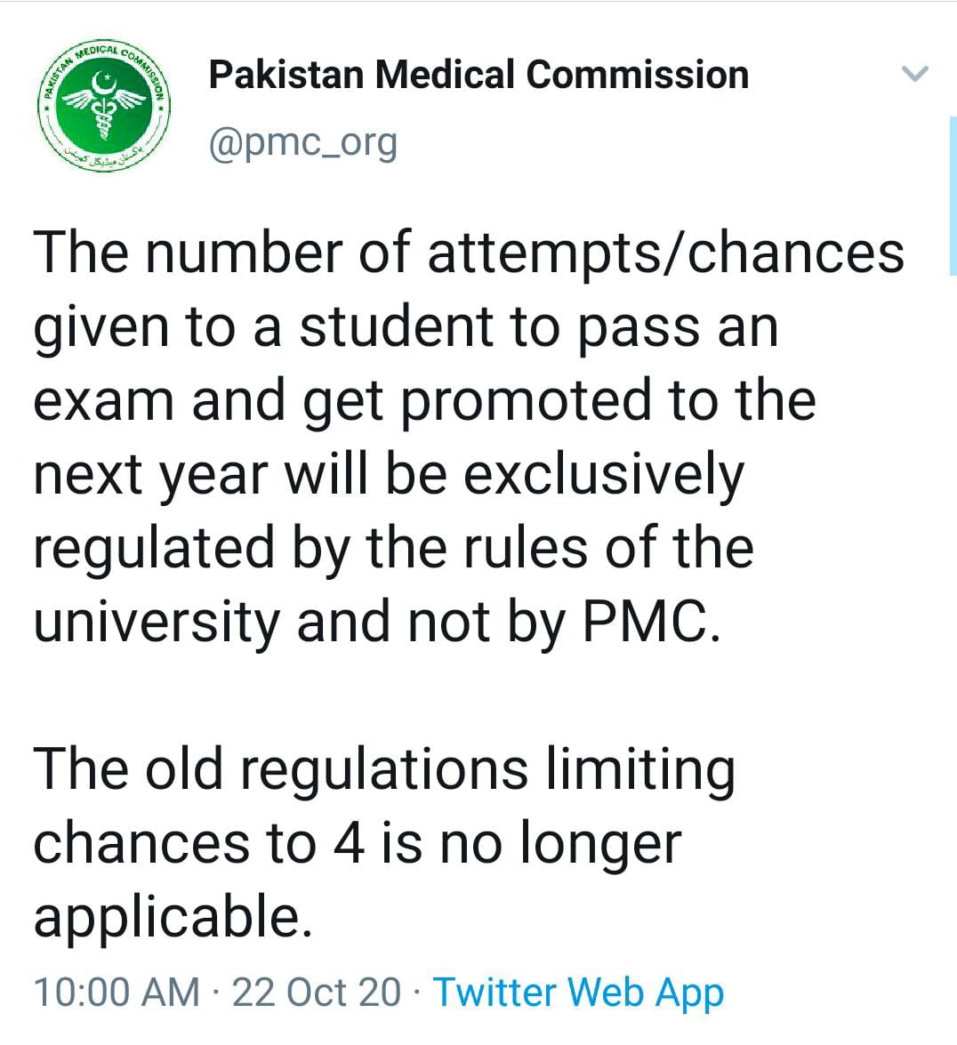 FarhanM66151324's tweet photo. #NoDetentionExpelRule @ZakaWaqar @jakramaimc @ImranKhanPTI Hamain Hamara Bunyadi haq chahea ,Or Ye iss mulq k bashindoon ko milna Chahea ,PMDC khtm ho gae ,PMC ny Allow kr dea ,Pata Nai UHS ko kya msla hai ,PMC to Totall ikhtyar Uni ko dy Chuki ,phir b koe progress nai https://t.co/QvX1O4NFap