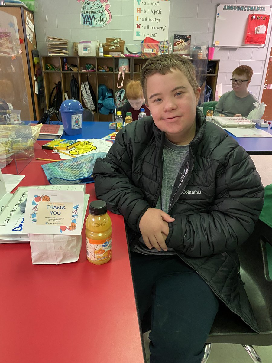 Lewisburg Middle School started celebrating the Twelve Days of Christmas today.  We want to thank @hernandobaptist for providing donuts and juice for teachers and some of our students! #teamdcs #lmspats #raisethebar <a href="/LMSPatriots/">LMS Patriots</a> <a href="/Principal_LMS/">Brad Meadows</a>