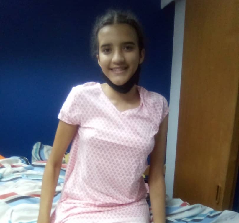 Buenos días ,yo Stefanny quiero darle gracias a Dios y a todos los que apoyaron  mi campaña y por sus bendiciones 🙏 ,aquí estoy dando el 2 paso después de mi intervención ,me siento muy feliz ☺️