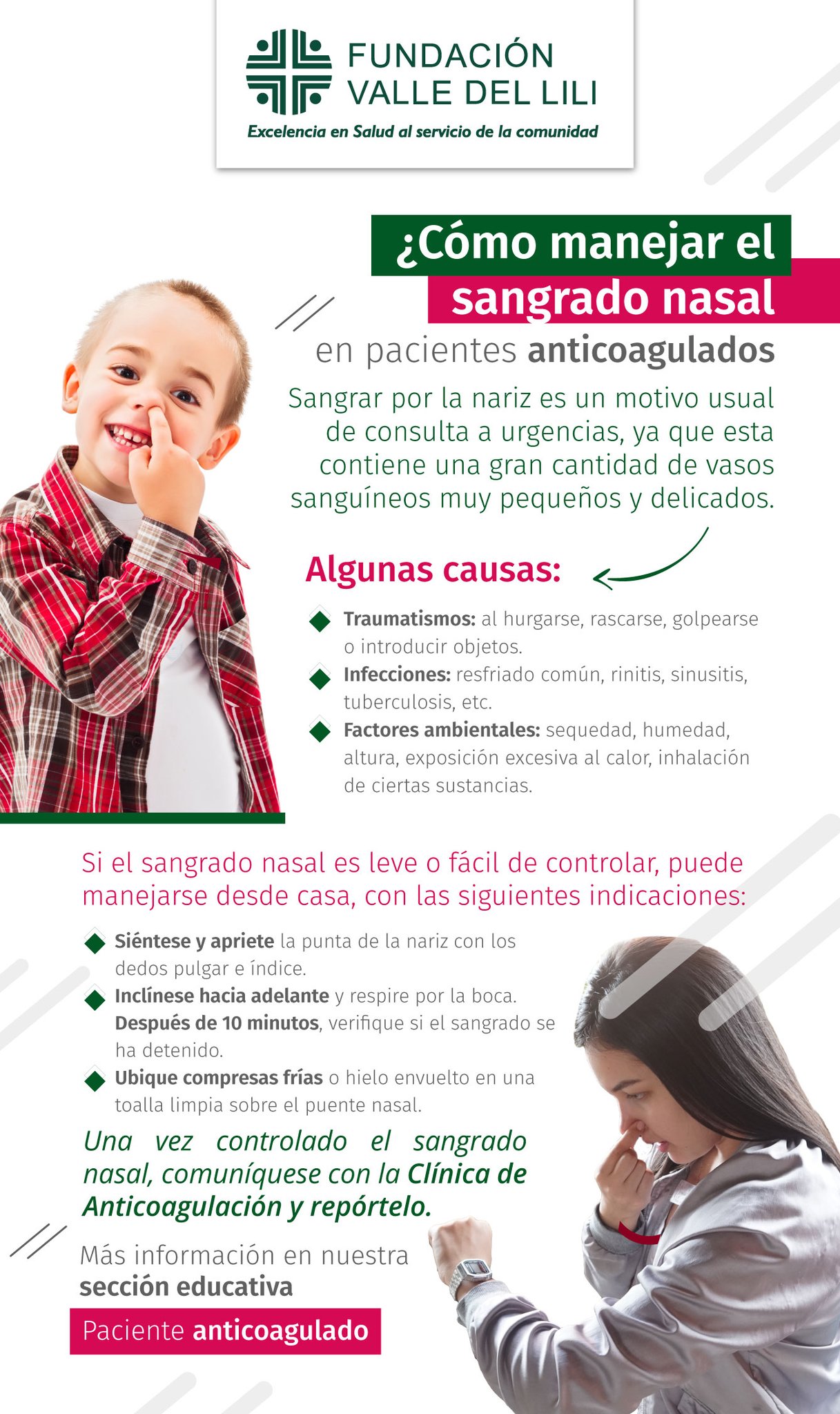 Expansión oriental Factura FundaciónValledelili on Twitter: "Compartimos recomendaciones sobre el  manejo de sangrado nasal en pacientes anticoagulados. Encuentra toda la  información en la sección de educación de nuestro sitio web:  https://t.co/WiojNgPjEh https://t.co/0SuItcwxqd ...