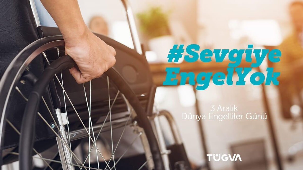 Bugün değil her gün farkında olmalıyız! 
Unutmayalım ki, birbirimize engel değil destek olmak, sevgiyi her şekilde her insana ulaştırmak için varız.🤗

 #3AralıkDünyaEngellilerGünü #SevgiyeEngelYok