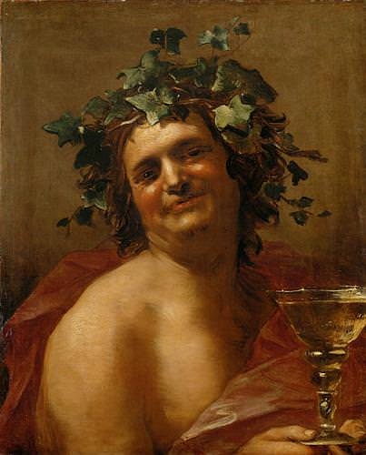 The custom of jokes, humour and party games also come from the Roman festival Saturnalia. In a sense this confused man (possibly a sacrificial offering) is also an early Father Christmas! A silly, jolly figure given significance for just one day. 6/