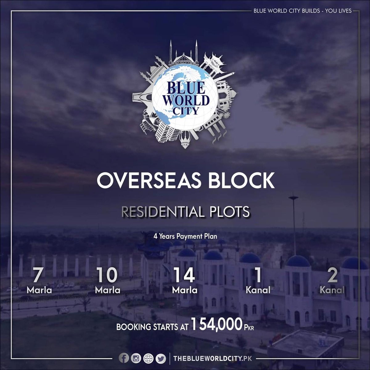 Blue World City Official tweet media