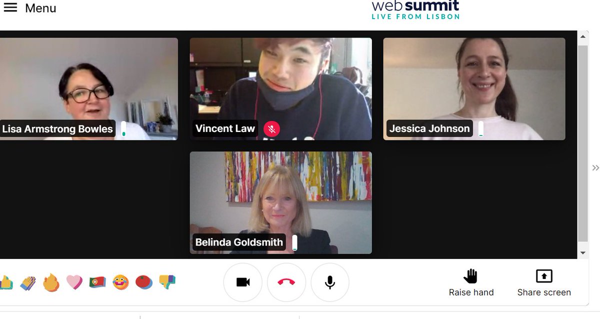 BeeGoldsmith's tweet image. Great to be hosting a media roundtable at the #websummit2020 on whether the media industry needs a rebrand.