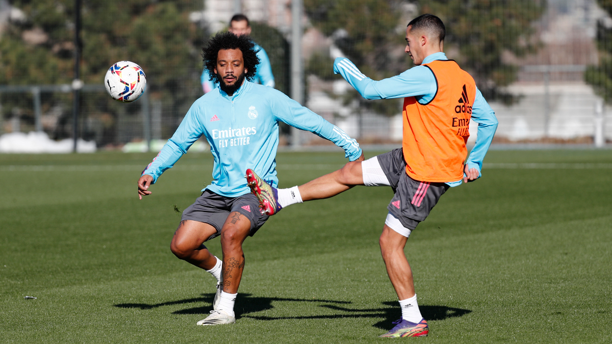 realmadrid's tweet photo. 🛠️👊 ¡Jueves de entrenamiento en #RMCity!
#HalaMadrid https://t.co/0ORCXaZ8P8