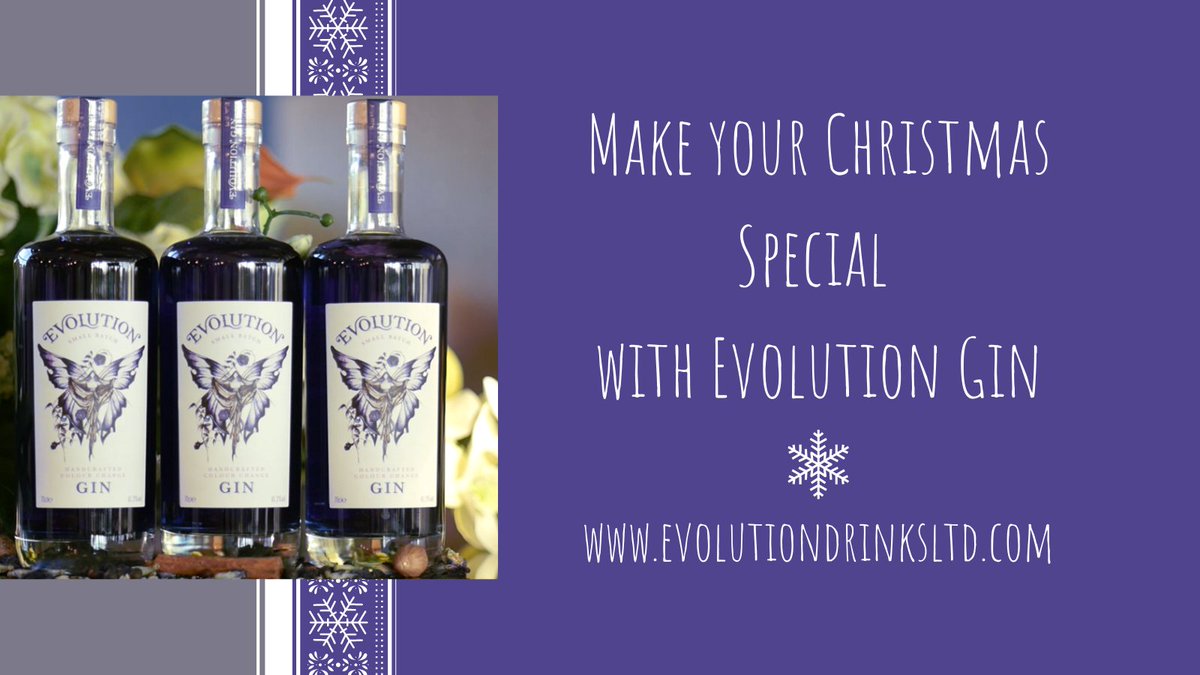Make your Christmas Special with Evolution Gin 💜🎄

Get yours at evolutiondrinks.com

#Gin #Christmas #SupportLocal #SupportSmallBusinesses