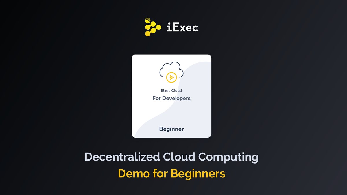 AfterlifeLabs's tweet photo. ➡ Try iExec with $10 of free credits!

Our new demo allows users to switch between cloud providers like a breeze. Try out our AI-powered Face Swap application - no previous blockchain experience required!

https://t.co/gGUdrWcrTX https://t.co/QmCLbR4Qzj