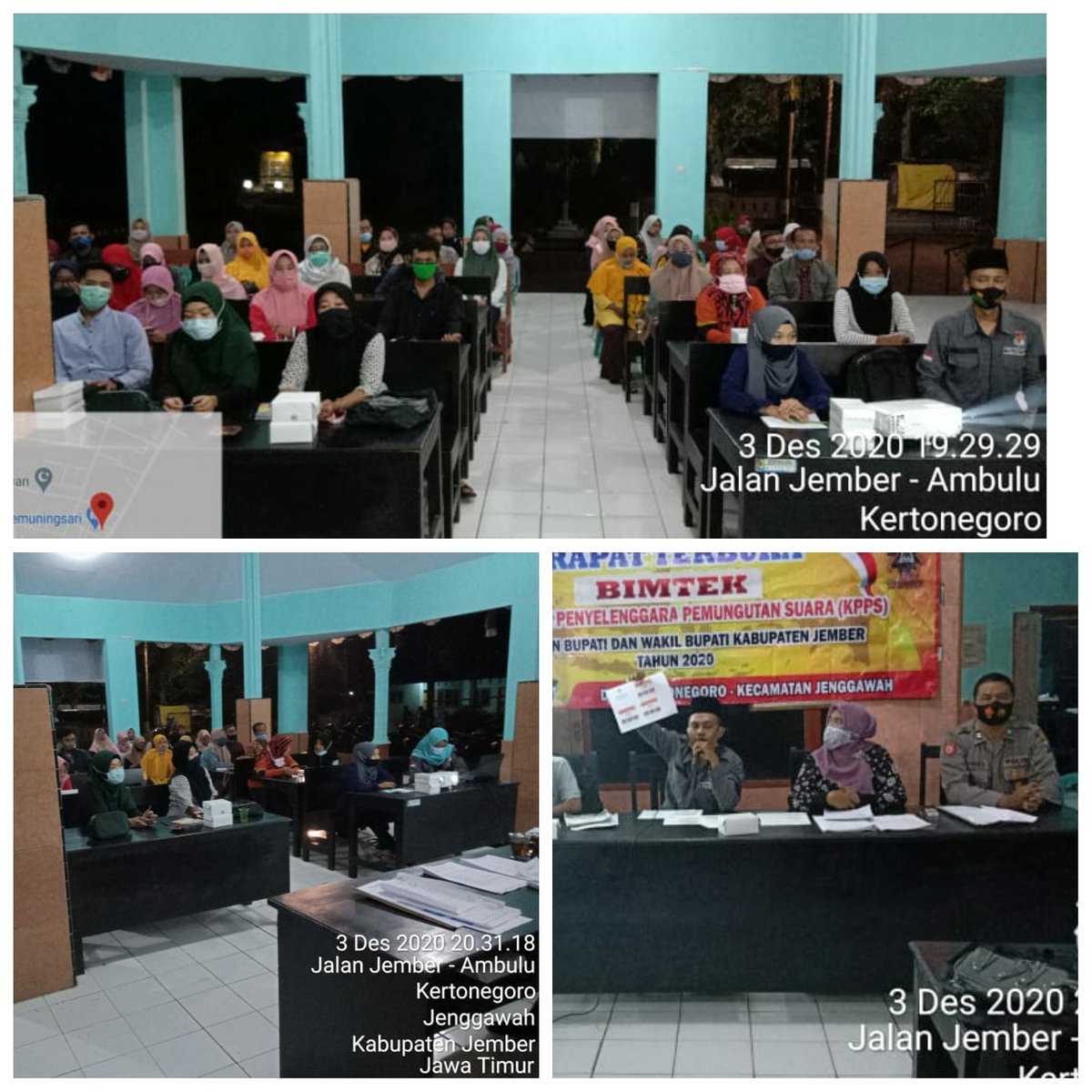 Babinkamtibmas Desa Kertonegoro menghadiri giat Bintek Kpps pemilihan Bupati dn Wakil Bupati Kab.Jember tahun 2020 di Pendopo Kantor Desa Kertonegoro Kecamatan
Jenggawah https://t.co/ph8hetvXAm