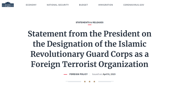 2)Iran has sent arms & dispatched paramilitary operatives to help Maduro remain in power.“We see a growing Iranian influence in there,” said Adm. Craig Faller, head of the U.S. Southern Command, citing the “alarming & concerning” presence of IRGC Quds Force military personnel.