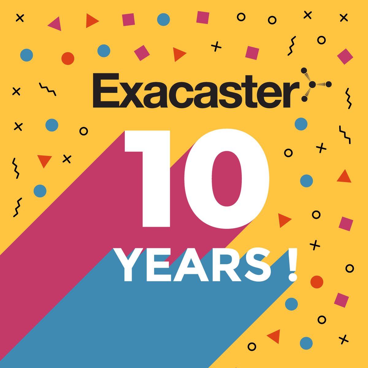 It all started with a meeting in #Vilnius Gedimo avenue exactly 10 years ago. Then just two of us and now we are a tribe rocking globally! ⚡THANK YOU, Exacaster team, for being part of this inspiring journey! 🥳🥳🥳 #anniversary #10years #exacaster