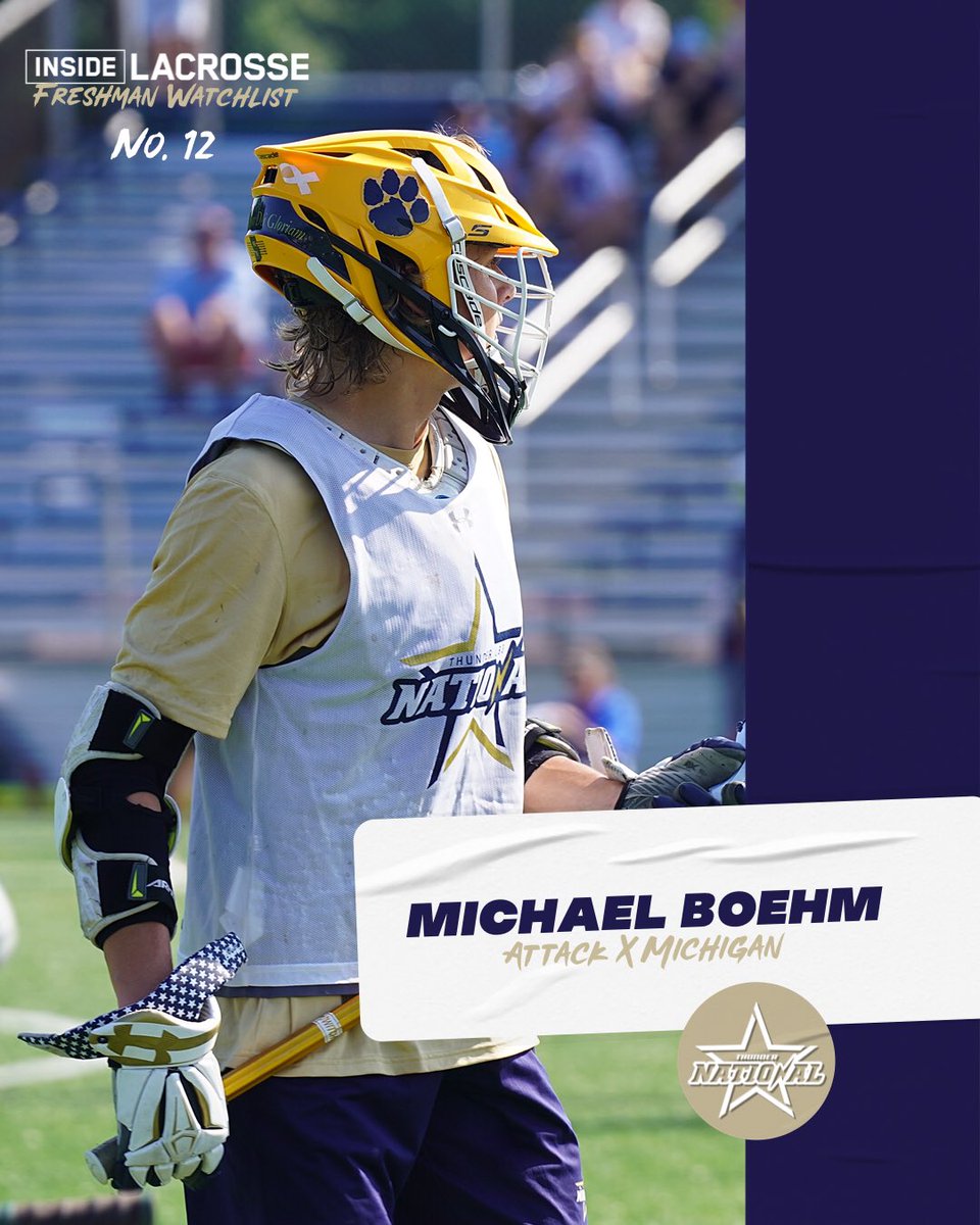 S/O to our Thunder &amp; National alumni making this year's @insidelacrosse Freshman watchlist  

5⭐️
<a href="/EricMalever/">eric malever</a> ⚡️’20 
<a href="/mboehm5_/">Michael Boehm</a> 🇺🇸’20