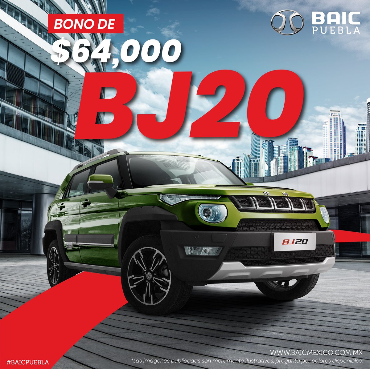 BAICPue's tweet photo. #BJ20 un vehículo original, diferente, que no tiene miedo en decirlo. 😎🚘
¡Llévatelo con un bono de $64,000!
👉Cotiza hoy mismo vía WhatsApp da click en el siguiente link: https://t.co/vPctL1oqKl
#Motornation #AcercaTuFuturo #BaicPuebla #TeVasASorprender #HaceTuVidaMejor https://t.co/ZHlDFlnp8m