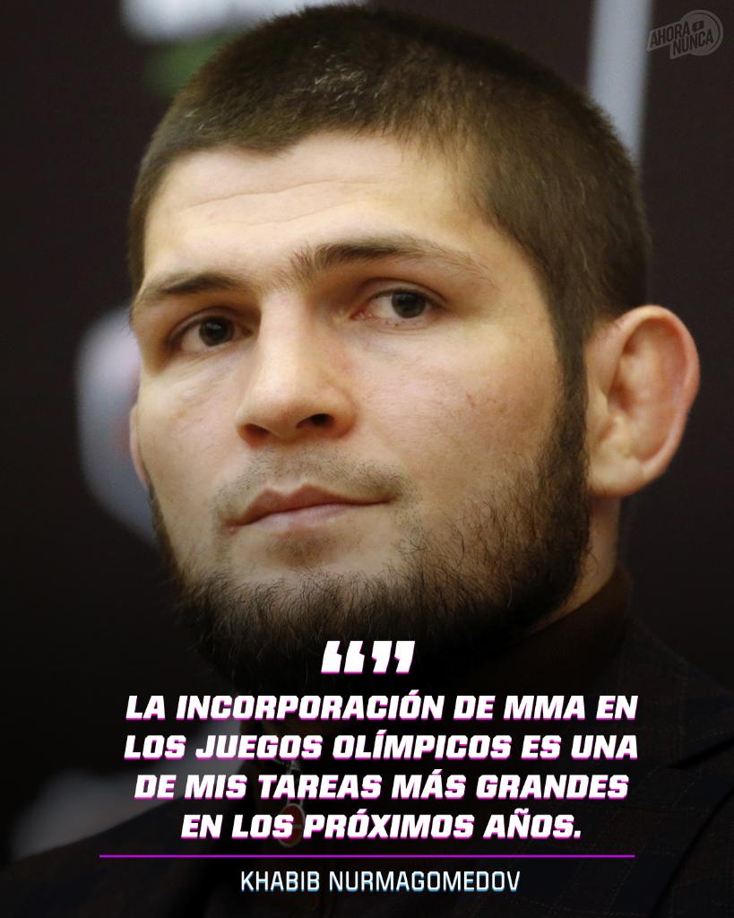 ¿MMA como deporte olímpico? 🥇
@TeamKhabib está enfocado en hacerlo una realidad. 👊
#MMA #Olympics https://t.co/3emUckkuMm