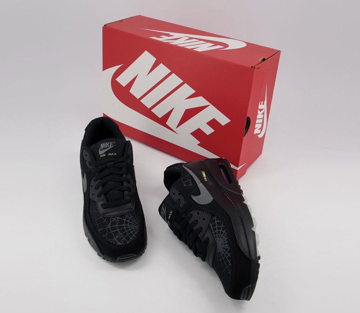 nike air max 90 halloween spider web