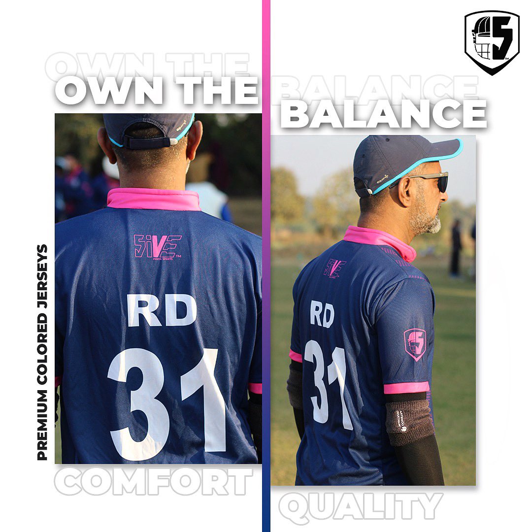 5ivebypenta's tweet photo. Unlock your potential with 5IVE.
Premium jerseys engineered and designed to enhance your performance.
#ownthebalance #jerseys #cricket #sports #gametime #clothing #quality #comfort #enhance #performance #cricketbrand #5IVEbypenta #finematerial #impeccable #design #colors https://t.co/01W4JHEt7h