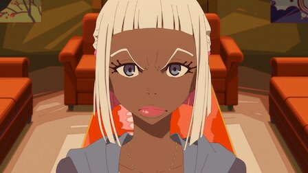 BLACK: Female examples1. Carole Stanley, Carole & Tuesday 2. Canary, Hunter x Hunter 3. Dorothy, Great Pretender 4. Kofi, Cowboy Bebop