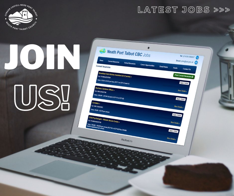 NPTCouncil's tweet photo. Would you like to work for us? 
We have a number of job vacancies available. 
Visit https://t.co/OO3Efyjk1X for more info. 

#jobsNPT #jobsNeath #nptcounciljobs #nptcouncil https://t.co/jcOgkFG4IC