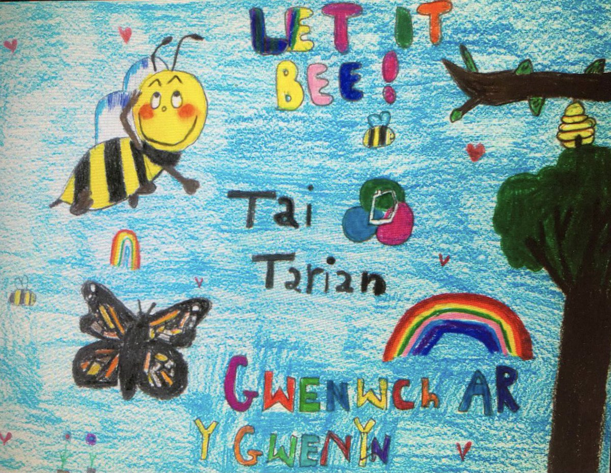yggcwmnedd's tweet photo. 🤩 Llongyfarchiadau CP blwyddyn 6 ar ennill cystadleuaeth @TaiTarian creu poster i ofalu am ein hardaloedd natur 🤩 Congratulations CP for winning @TaiTarian competition to create a poster for our local communities to be mindful of their nature spots 🐝 🌸 🌳 https://t.co/c5ipKBm5N3
