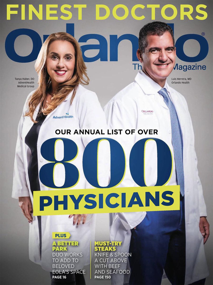 Fourteen UCF Faculty Physicians Named in Orlando Magazine’s Top Doctors list! Congratulations to our docs! 

See the full list: ucfhealth.com/news/fourteen-…