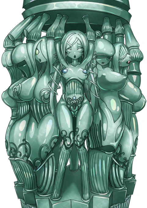 柱化/Human pillar-10
コミッション作品です。
クライアントさまの子(よその子)柱化。材質は翡翠。
差分はこちらに…。
#状態変化 