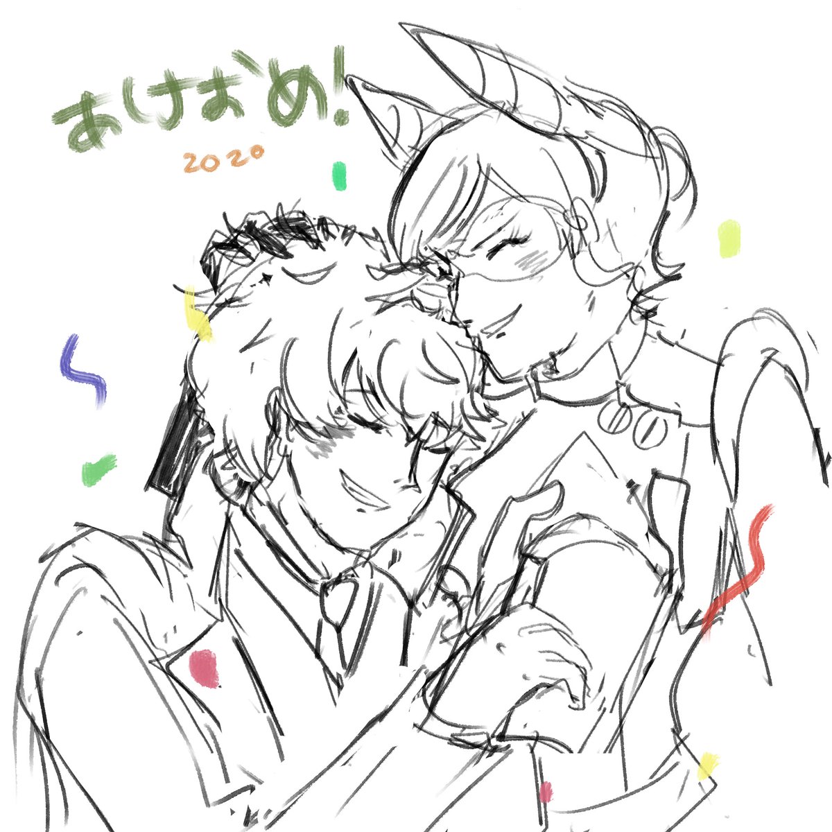 kaorudrawshere's tweet photo. AA siblings 2020 New year (2/2)
#SimonBlackquill #AuraBlackquill #NahyutaSahdmadhi #Rayfa #AceAttorney #SpiritofJustice #DualDestinies https://t.co/fNDlvYEh4u