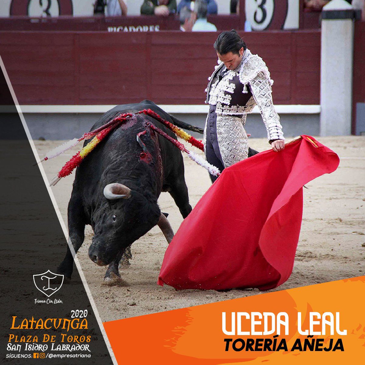 Toda la maestría y todo el arte de Uceda Leal en #Latacunga2020. 5 de diciembre 12:30, Plaza de Toros San Isidro Labrador. ⁣⁣⁣
⁣⁣⁣⁣
Entradas ya a la venta.⁣⁣⁣
Puntos de venta: Taquillas de la plaza, Swissötel y ticketshow.com.ec
⁣
#sialostoros #ecuadortaurino