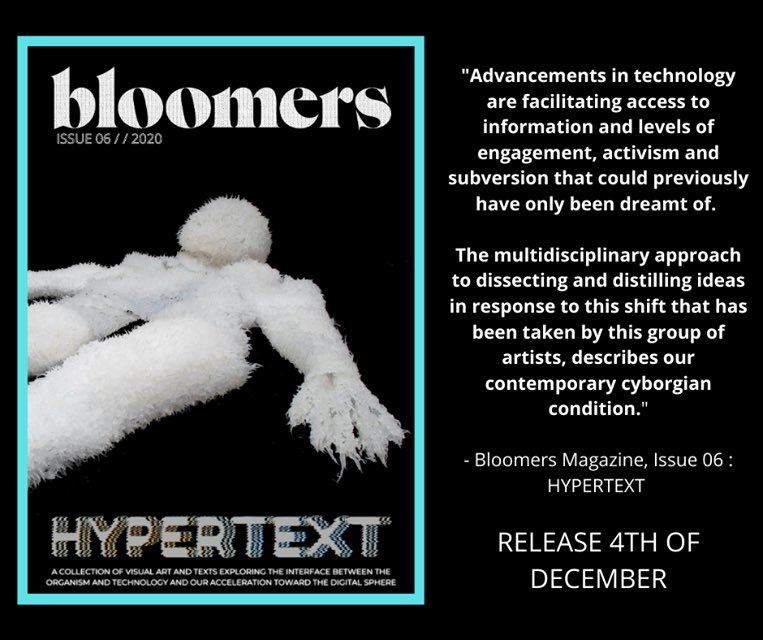 bloomersart's tweet image. BLOOMERS ISSUE 06 • DECEMBER 4 • HYPERTEXT