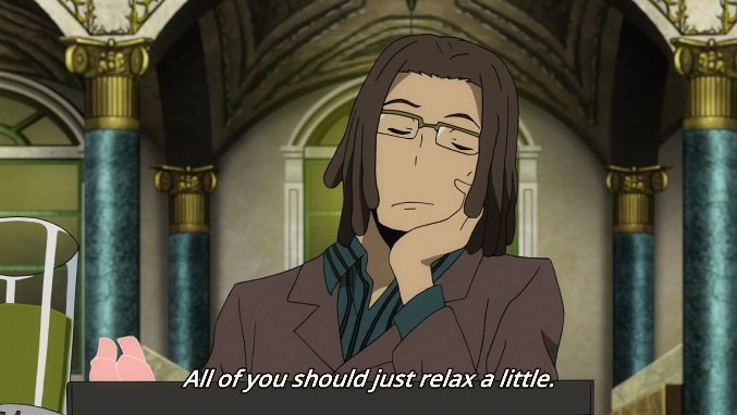 AMBIGUOSLY BROWN: Male examples1. Tom Tanaka, DRRR 2. Jan Valentine, Hellsing3. Akio, Kakumei Shoujo Utena 4. Aomine Daiki, Kuroko no Basket