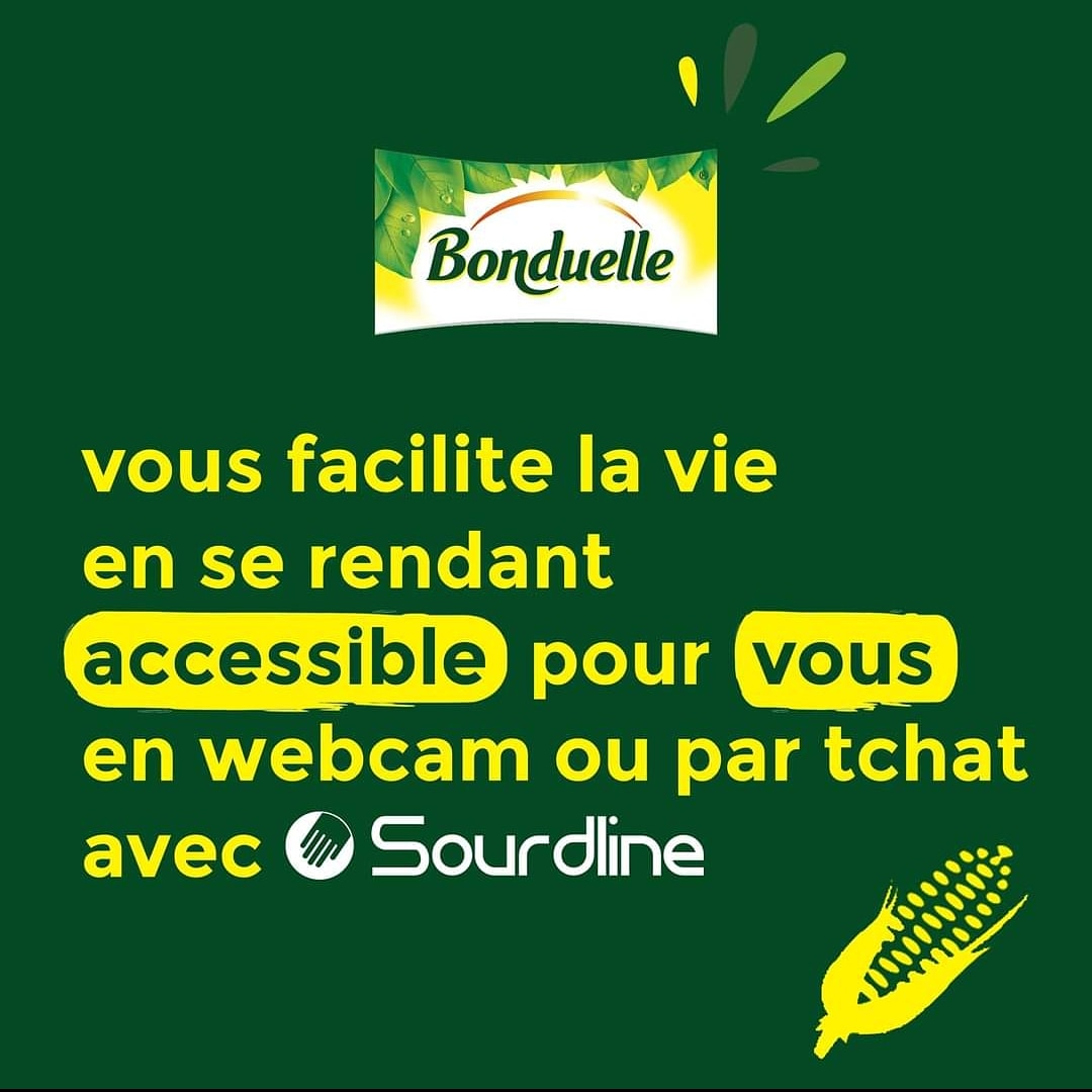 Sourdline's tweet photo. [Nouveau partenaire] Nous sommes heureux de vous annoncer que le service #consommateurs de Bonduelle est maintenant accessible pour vous ! 

Pour contacter Bonduelle c'est ici : https://t.co/8YJpheaiPD

#sourd #malentendant #accessibilité #relationclient #partnaire https://t.co/3NJAu8xUz1