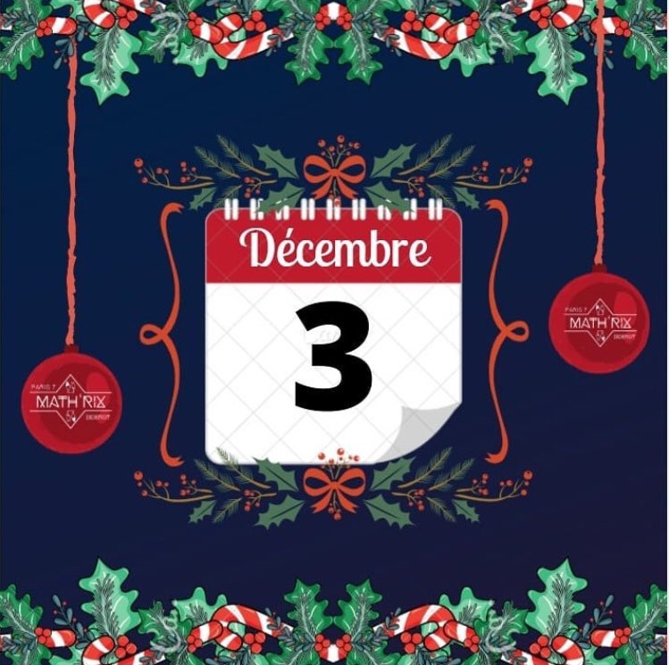 MathRixP7's tweet photo. Yooo la team math’rix !
Ce 3 décembre on vous propose une petite énigme ! rien de mieux qu’un petit système pour passer une bonne journée ! 🧮 (j’aurais préféré un smiley calculatrice mais je n’ai trouvé qu’un boulier)
La réponse sera dévoilée demain sous ce tweet

#MathRix 🦊🎅 https://t.co/Jds9Hzuyn2