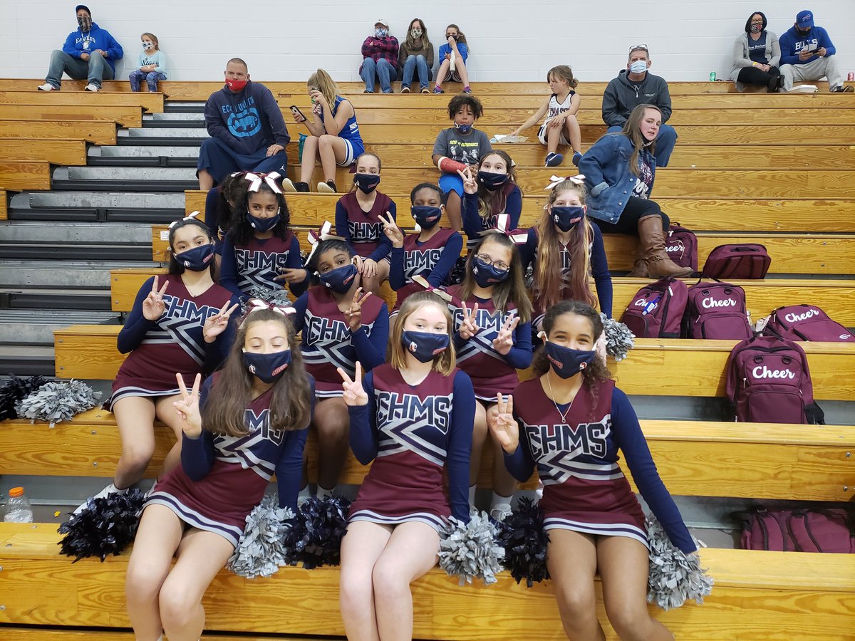 AthleticsChasco's tweet photo. It's cheer time!! #CHMScheer #ChargeOn https://t.co/J2U0QU0TKo