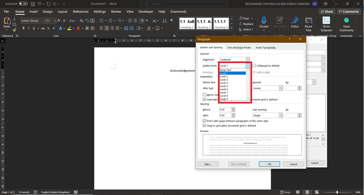 Cara Nak Buat Muka Surat Dalam Microsoft Word