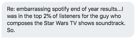 oh, you love the guy who composes the Star Wars TV shows soundtrack? name five of his albums